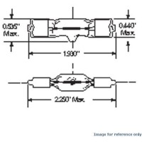1970X Aircraft Bulb 28V 100W Halogen 1970X Aircraft Bulb 28V 100W Halogen - 1970X - Norman Lamps