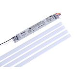 LED-24TRF46W4-S - 4ft Magnetic LED Retrofit Kit - 4 Light Bars - Selectable Wattage and CCT - Up to 6,670 Lumens - Ballast Bypass - 46W/38W/30W - Select from 5 color temps  -REMOVABLE LENS