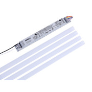 LED-24TRF46W4-S - 4ft Magnetic LED Retrofit Kit - 4 Light Bars - Selectable Wattage and CCT - Up to 6,670 Lumens - Ballast Bypass - 46W/38W/30W - Select from 5 color temps  -REMOVABLE LENS