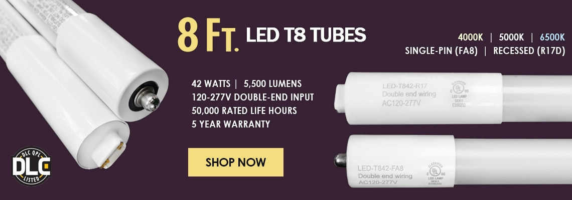 8ft T8 LED Tubes