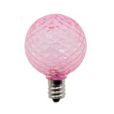 LEDG40E12-Pink Christmas LED Bulb E12