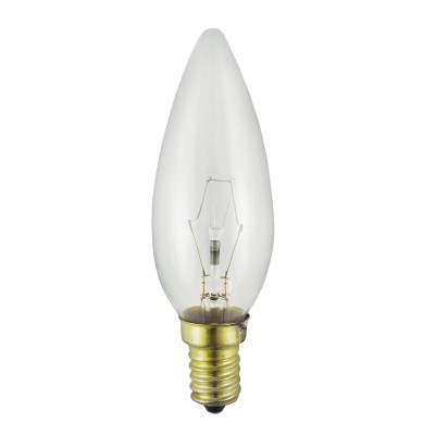 40E14TC-120V 40W E14 European Base Torpedo Tip