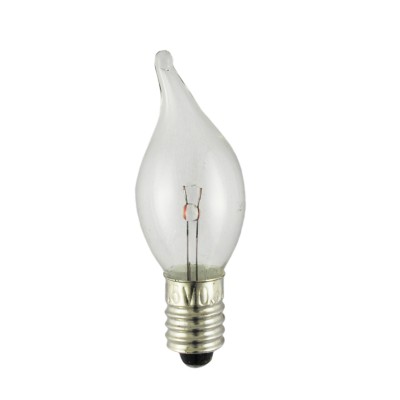 FT2.5V-300MA-MS Miniature Bulb Flame Tip 2.5V E10 Screw Base FT2.5V-300MA-MS Miniature Bulb Flame Tip 2.5V E10 Screw Base - Norman Lamps