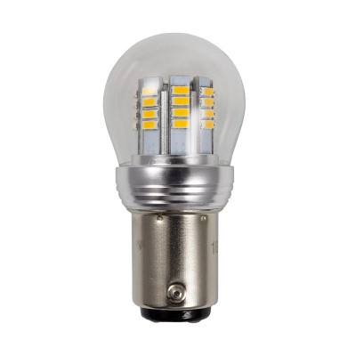 LED-S11DC-75V-5  Replaces S11 15-30Watt 75V BA15D Base - 5000K - 30S11-75V-DC-LED - Norman Lamps