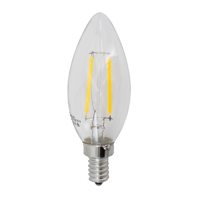LED-B10-2W-12V Torpedo-Tip 2700K Low Voltage