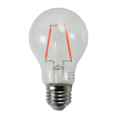 LED-FA19-RF-2W Red Filament Bulb
