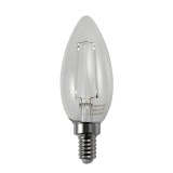 LED-FB10CT-FB-2W Blue Filament Bulb Chandelier type E12 Candelabra Base Lights Up BLUE