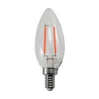 LED-FB10CT-FR-2W Red Filament Bulb