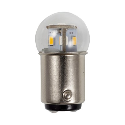 LED-G6DC-10-30V BA15D, Warm-White LED-G6DC-10-30V BA15D, Warm-White - Norman Lamps
