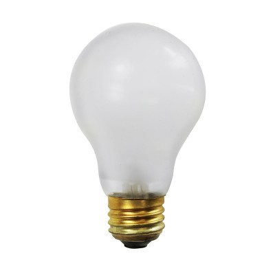 PFA-TS100A Incandescent A19 Traffic Signal Bulb / PFA Coating for Shatter Containment PFA-TS100A Incandescent A19 Traffic Signal Bulb / PFA Coating for Shatter Containment - Norman Lamps