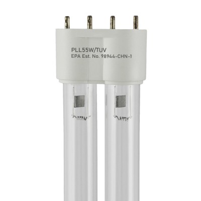 PL-L55W/TUV - 4Pin Germicidal UVC Lamp - 2G11 base - 55Watts - 21 Inch MOL - 254nm