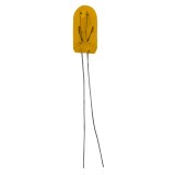 2187-AMBER Miniature Bulb 28V Wire Leads 1.25