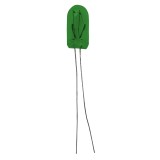 2187-GREEN Miniature Bulb 28V Wire Leads 1.25