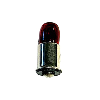 328-Red Miniature Bulb 6V 200mA Red Glass