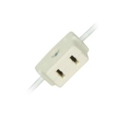 80-1690  Socket Ceramic w/Wire Leads - Norman Lamps