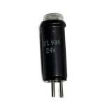 934IC Cartridge Lamp 24V 2-Pin Clear - Norman Lamps