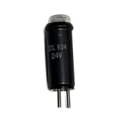 934IC Cartridge Lamp 24V 2-Pin Clear