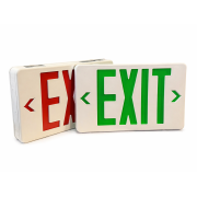 CXT-01-120R/G LED EXIT SIGN RED/GREEN - Double or Single Sided -120/277 Volt - Norman Lamps