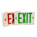 CXT-01-120R/G LED EXIT SIGN Selectable RED/GREEN - Double or Single Sided -120/277 Volt CXT-01-120R/G LED EXIT SIGN Selectable RED/GREEN - Double or Single Sided -120/277 Volt