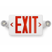 LEDCXTEU2RW LED RED Emergency Light/Exit Combo - RED Letters - 120/277V - Double/Single Side - LEDCXTEU2RW - Norman Lamps