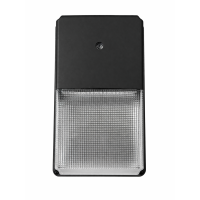 1950 Max Lumen - Black - 15W Max - Wattage and Color Selectable - Black LED Mini Wall Pack Fixture - With Photo Cell 1950 Max Lumen - Black - 15W Max - Wattage and Color Selectable - Black LED Mini Wall Pack Fixture - With Photo Cell - MWP-15S-UNV-BLK - Norman Lamps