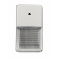 1950 Max Lumen - White - 15W Max - Wattage and Color Selectable - White LED Mini Wall Pack Fixture - With Photo Cell 1950 Max Lumen - White - 15W Max - Wattage and Color Selectable - White LED Mini Wall Pack Fixture - With Photo Cell - MWP-15S-UNV-WHT - Norman Lamps