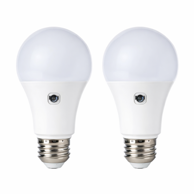 LED-A19DD9W-3K Dusk-to-Dawn 3000K 2 PACK