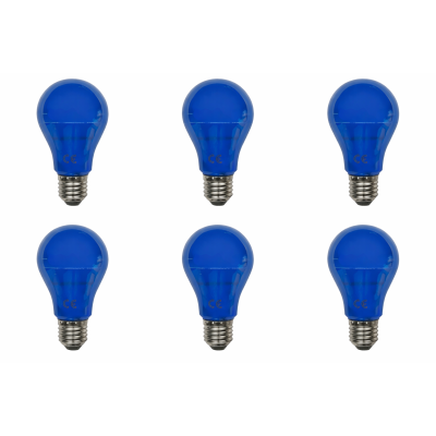 LED-A19-5W-BLUE 6PK LED-A19-5W-BLUE 6PK - Norman Lamps