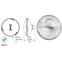 H5001 Sealed Beam 12.8V 50W Halogen High Beam H5001 Sealed Beam 12.8V 50W Halogen High Beam - SB-H5001 - Norman Lamps
