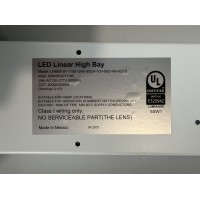 LED 2Ft Linear High Bay - 16,500 Max Lumens - 110 Max Watt 110W-95w-80w  -  4K or 5K Color Select - 0-10V Dimmable - LHB08-2F-110S - Norman Lamps