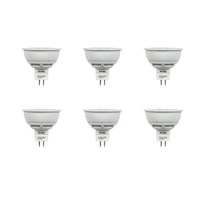 LED-6MR16DIM827-6PK Warm-White 2700K LED MR16 500 Lumens - 6 Pack LED-6MR16DIM827-6PK Warm-White 2700K LED MR16 500 Lumens - 6 Pack