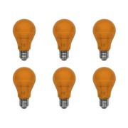 LED-A19-5W-AMBER 6PK - Norman Lamps
