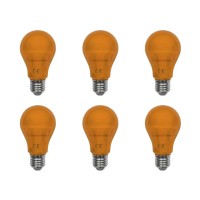 LED-A19-5W-AMBER 6PK
