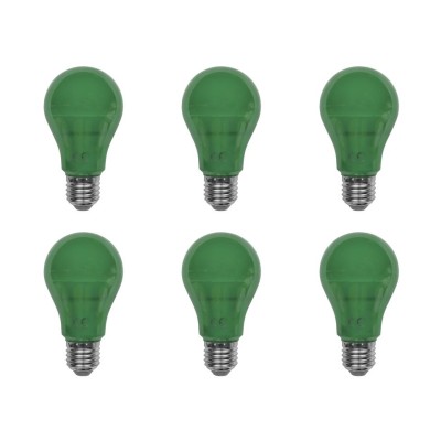 LED-A19-5W-GREEN 6PK LED-A19-5W-GREEN 6PK - Norman Lamps