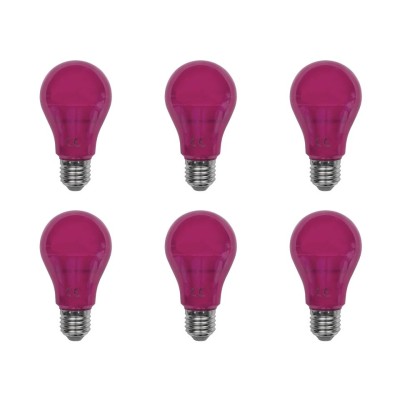 LED-A19-5W-PINK 6PK LED-A19-5W-PINK 6PK - Norman Lamps