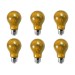 LED A19 Yellow 6PK Transparent Glass LED A19 Yellow 6PK Transparent Glass
