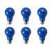 LED A19 Blue 6PK Transparent Glass LED A19 Blue 6PK Transparent Glass