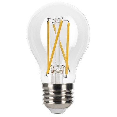 LED-FA19-8.8-27K Crystal Pure Clear Glass 8.8W 880 Lumens