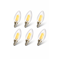 LED-FB10CTC5W3K (6PACK) Warm-White 3000K - Chandelier Decorative - 500 Lumens 6 PACK