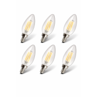 LED-FB10CTCD5.2 (6 PACK) Warm-White 2700K, 500 Lumens- Dimmable Decorative 6 PACK