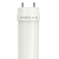 LED-T818-22-5000K A+B Hybrid 4 Foot Tube 17W 2,200 Lumens 5000K CCT LED-T818-22-5000K A+B Hybrid 4 Foot Tube 17W 2,200 Lumens 5000K CCT - Norman Lamps