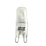 Q40G9-120V-FR Halogen Bulb 120V 40W G9 Base Frosted Glass - Norman Lamps