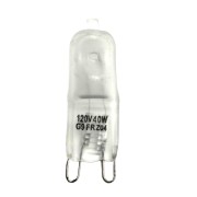 Q40G9-120V-FR Halogen Bulb 120V 40W G9 Base Frosted Glass Q40G9-120V-FR Halogen Bulb 120V 40W G9 Base Frosted Glass - Norman Lamps