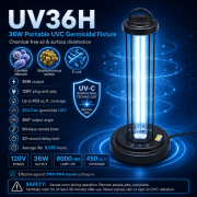 UV36H UVC Germicidal U.V. Fixture Sterilization UV-C - Norman Lamps