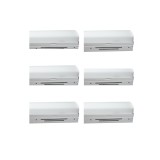 SNW8FT-90/75/65-6Pack - 8 Foot LED Strip Fixture - Select Wattage and Color Temp 6 PACK - Norman Lamps