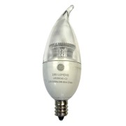 LED3/CAC/C3/OT GE Brand 39694 CLEAR  2.8 Watt 185 Lumens E12 Base - Norman Lamps