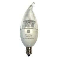 LED3/CAC/C3/OT GE Brand 39694 CLEAR  2.8 Watt 185 Lumens E12 Base