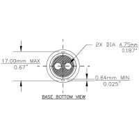 1142 Miniature Bulb 12.8V 18.5W 1142 Miniature Bulb 12.8V 18.5W - 1142 - Norman Lamps