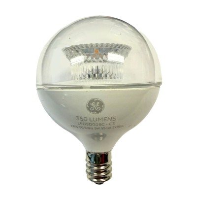 LED5DG16C-C3-OT GE Brand 37180 CLEAR 5 Watt 350 Lumens E12 Base LED5DG16C-C3-OT GE Brand 37180 CLEAR 5 Watt 350 Lumens E12 Base - Norman Lamps