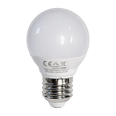 LED-G16E26D-4W4K Globe Bulb E26 Base 4000K CCT